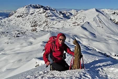 MONTE SODADURA ammantato di neve, di sole e...di vento da Bonetto- Piani d’Artavaggio il 7 dic. 2019- FOTOGALLERY
