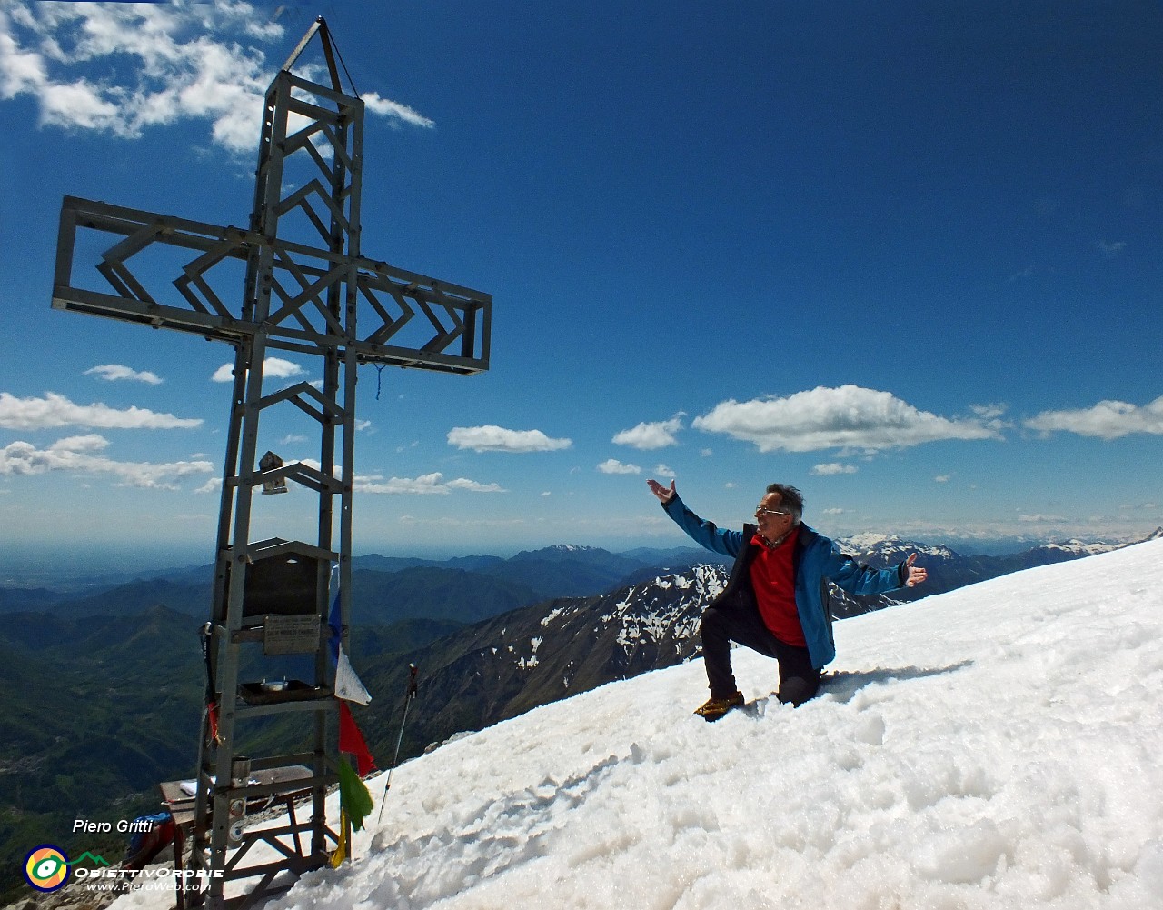 PIZZO ARERA (2512 m), primaverile con neve, il 15 maggio 2014/03 La mia ...