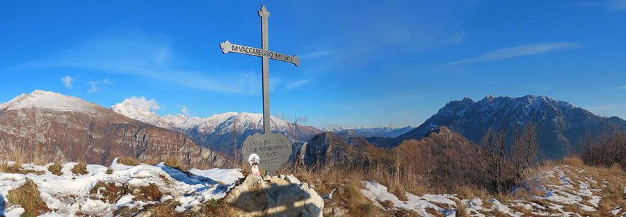 Monte Vaccareggio da Lavaggio di Dossena-11dic24