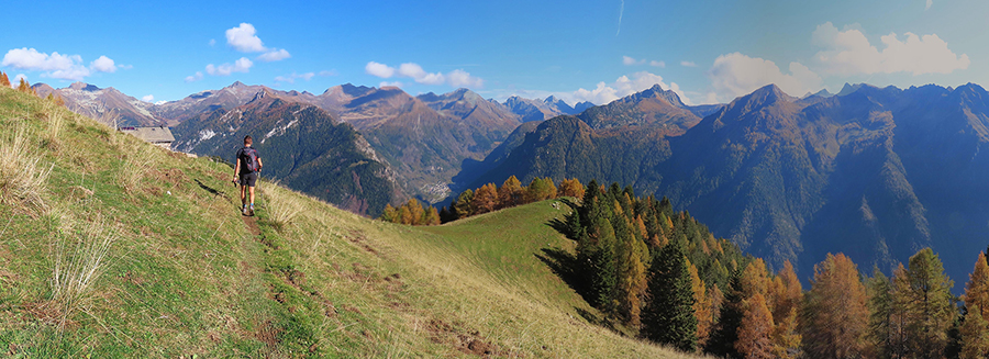 PIZZO BADILE (2044 m) ad anello da Piazzatorre-28ott24 