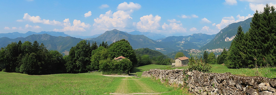 Panorama alle Stalle Aral (1000 m)