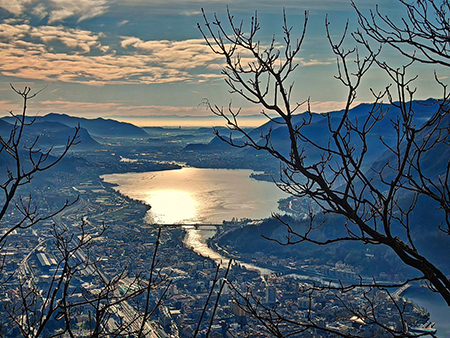 Monte San Martino (1080 m) ad anello da Rancio (Lecco)– 16dic24 -  FOTOGALLERY