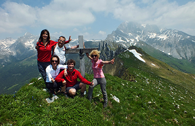 MONTE CAMPO (1952 m) e verso CIME DI BARES (1974 m) da Rusio il 7 giugno 2014 - FOTOGALLERY