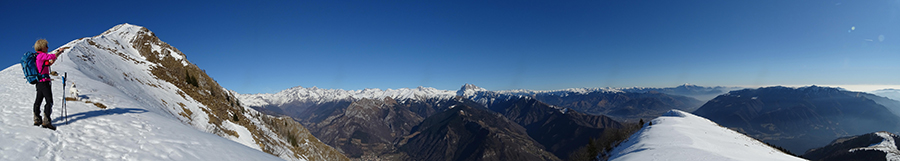 Salendo dalla Prima alla Ssconda Biata del Monte Vaccaro