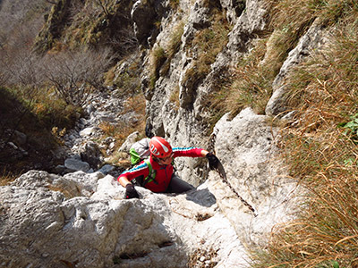 DIVERTENTE CANALONE BELASA AL MOREGALLO Sabato 24 novembre 2012  - FOTOGALLERY