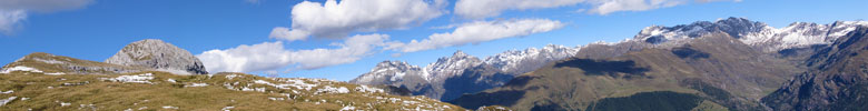 Vista dal Ferrantino verso i Giganti delle Orobie