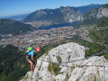 FERRATA GAMMA I – DA LECCO AL PIZZO D’ERNA - sabato 7 agosto 2010 - FOTOGALLERY