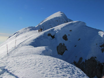 SULLA CRESTA DEL GRIGNONE IN UNA DOMENICA VENTOSA il 12 dicembre 2010 - FOTOGALLERY