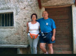 L'amico Jean Bedolis e signora Eliane al 'Pi?' di Ruspino di S. Pellegrino Terme - foto da Jean Bedolis