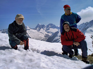 Salita semi invernale al Piz Olda (2516 m.) in Val Camonica il 9 maggio 2009 - FOTOGALLERY