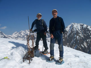 Salita con ciaspole al M. Sasna 2229 m partendo da Nona il 15 aprile 09 - FOTOGALLERY