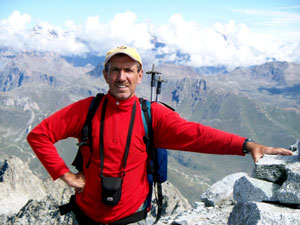 Salita Punta di Lago Scuro 3166 m Cima Payer 3056 m percorrendo il Sentiero dei Fiori (via ferrata) il 25 agosto 2008  - FOTOGALLERY