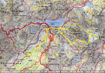 Salita Tre Confini-Gleno - cartina Kompass