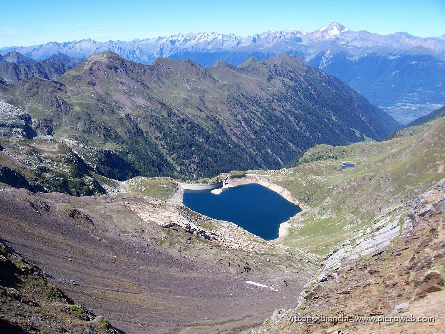 09_L.Publino.JPG - Il lago di Publino, la Valle del Livrio, la Valtelllina, il Disgrazia