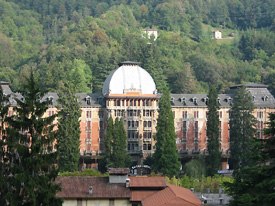 Dal terrazzo bella vista sul Grand Hotel - foto Piero Gritti