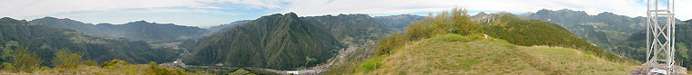 Panoramica a 360 dal Pizzo di Spino